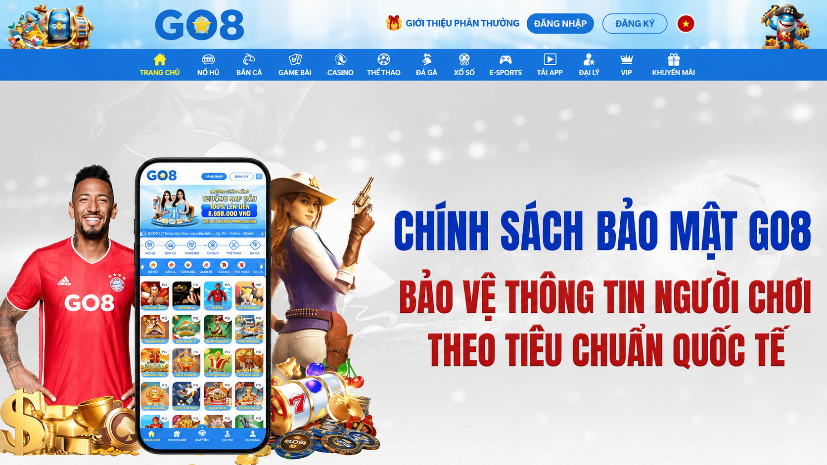 Chính Sách Bảo Mật GO8 – Bảo Vệ Thông Tin Người Chơi Theo Tiêu Chuẩn Quốc Tế
