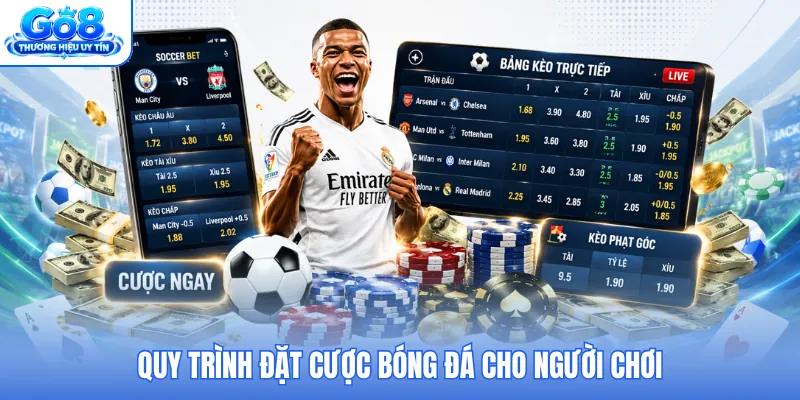 Quy trình đặt cược bóng đá cho người chơi