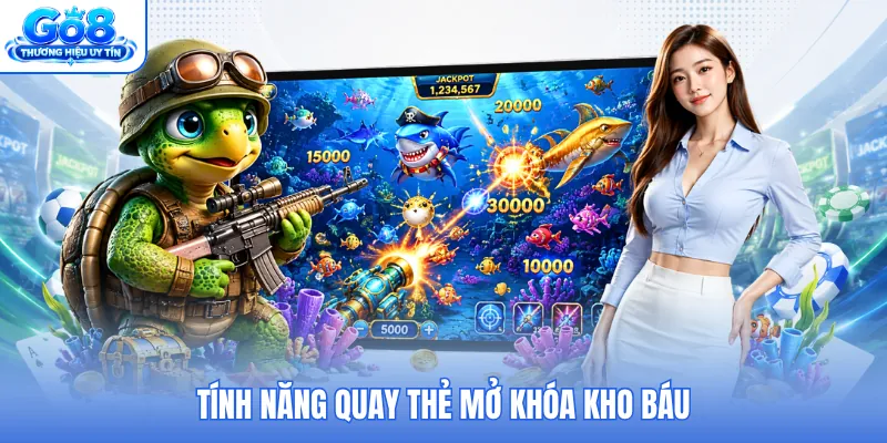 Tính năng quay thẻ mở khóa kho báu