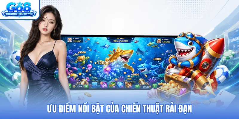 Ưu điểm nổi bật của chiến thuật rải đạn Ưu điểm nổi bật của chiến thuật rải đạn